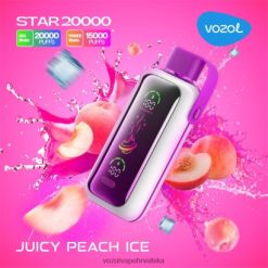 VOZOL Vape - VOZOL STAR 20000 sočan led od breskve XXV02405