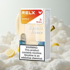 Banana Smrzavina RELX Pod Pro 2 600 pufova 1.9ml E-tekućina Kapacitet Croatia Wholesale