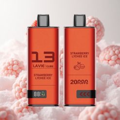 Jagoda Liči Led Lavie Cube 20000 Puffs 28ml E-tekućina Kapacitet Type C Croatia Wholesale