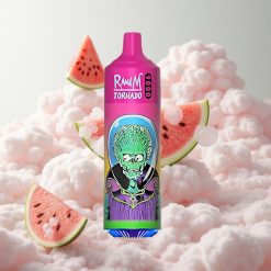 Lubenica Bubica Guma RandM Tornado 9000 Puffs 18ml E-tekućina Kapacitet 850 mAh Croatia Wholesale