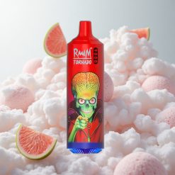 Lush Ice (Svježi Led) RandM Tornado 9000 Puffs 18 ml E-tekućina Kapacitet Mesh Coil Croatia Wholesale