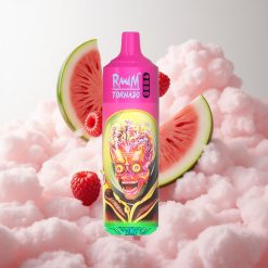 Malina Lubenica RandM Tornado 9000 Puffs 18 ml E-tekućina Kapacitet Mesh Coil Croatia Wholesale