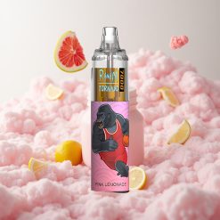 Pink Limunada Fumot Tornado 7000 Puffs 14 ml E-tekućina Kapacitet RGB Light Croatia Wholesale