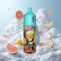 Plavi Ledeni RandM Tornado 9000 Puffs 18 ml E-tekućina Kapacitet Mesh Coil Croatia Wholesale